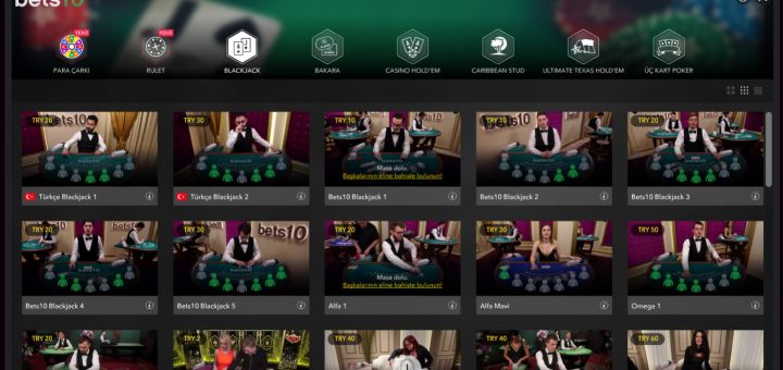 Evolution BlackJack Lobisi Bets10 da!