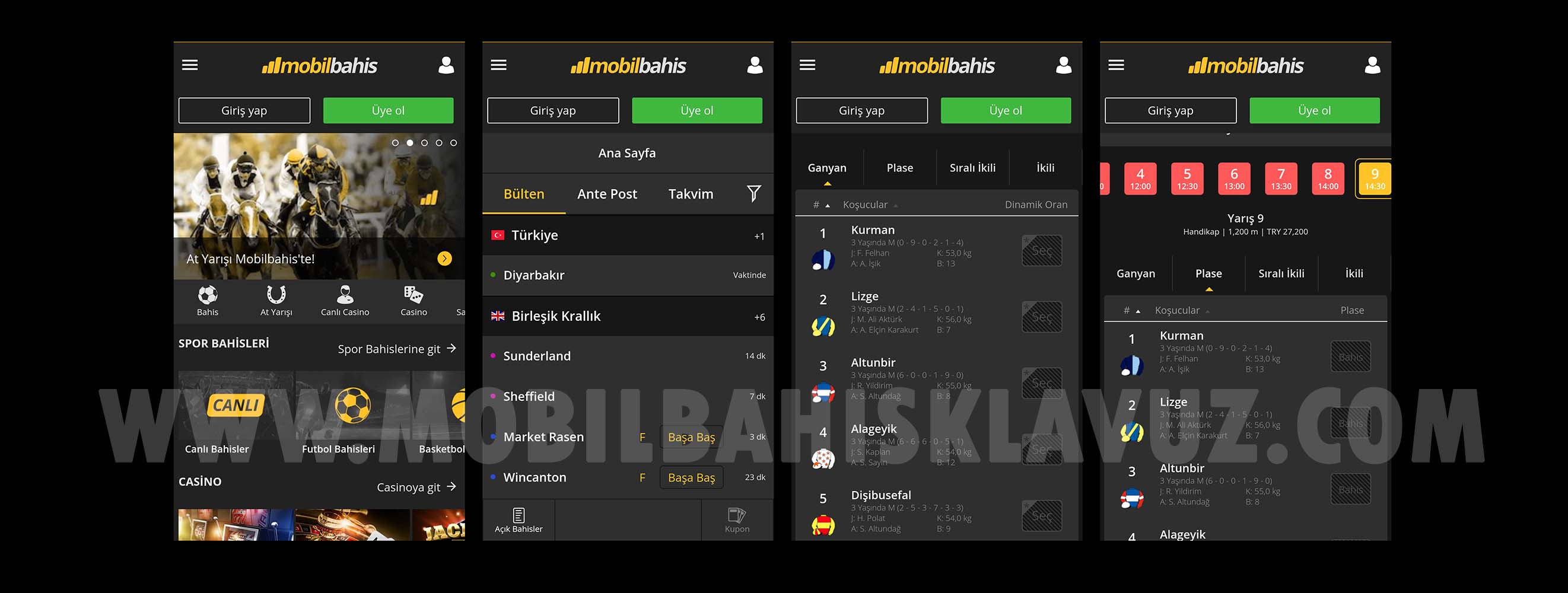 Türkiye At Yarışları Bahisleri Artık Mobil Bahis'te