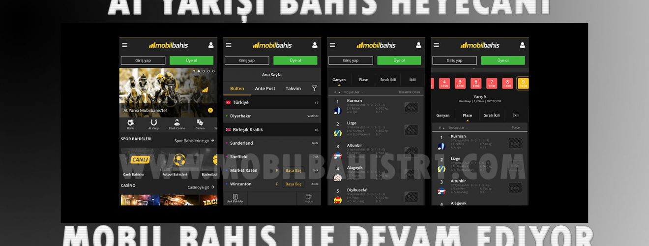 At Yarışı Bahis Heyecanı Mobil Bahiste