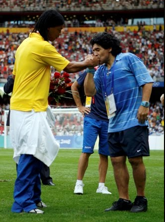 maradona ve ronaldinho